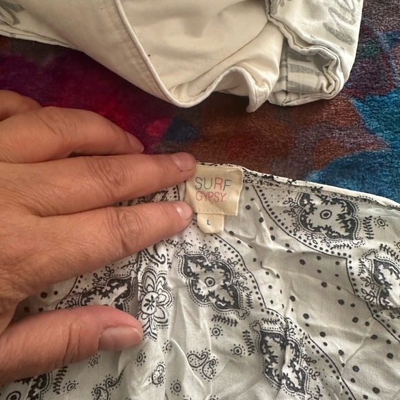 Surf gypsy Paisley Print Kimono / cover up - Picture 2 of 4